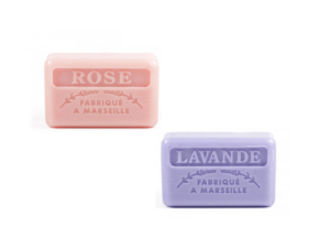 rose en lavendel franse zeep