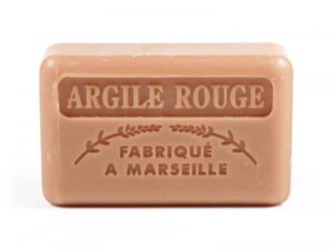 Savon de marseille rode klei 125gr.