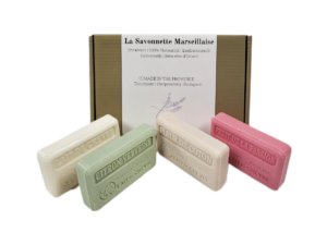 Citroen verveine - Geitenmelk - Fleur de coton - Passievrucht